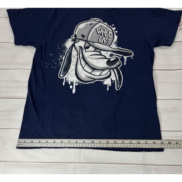 Goofy Whud Up T-Shirt Boys Size M Disneyland Walt Disney World Double Stitch Hat - Picture 7 of 7